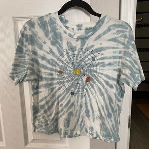 American Eagle Tie Dye Cropped T